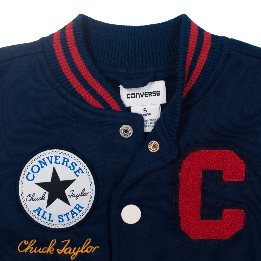 CONVERSE經典針織棒球褸 Knit Varsity Jacket