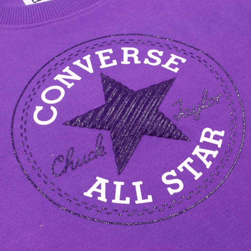 CONVERSE女童經典套頭衫 Pullover