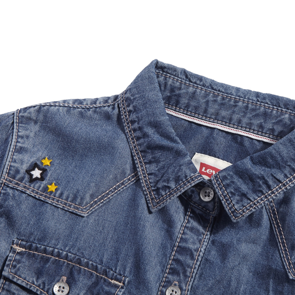 LEVI’S 女童經典牛仔恤衫 LEVI’S Girls’ Classic Denim Shirt